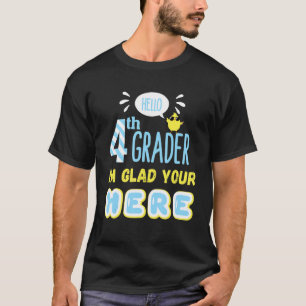 Vierter Klasse Lehrer Team Hallo 4. Klasse Zurück T-Shirt