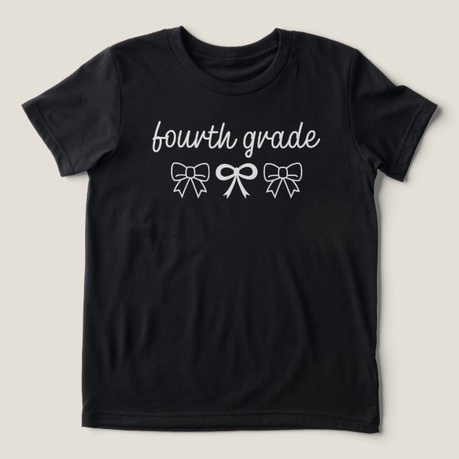 Vierter Klasse Lehrer Tri-Blend Shirt (Design Vorderseite)