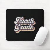Vierter Lehrer Retro Vintag 4. Klasse Lehrer Mousepad (Mit Mouse)