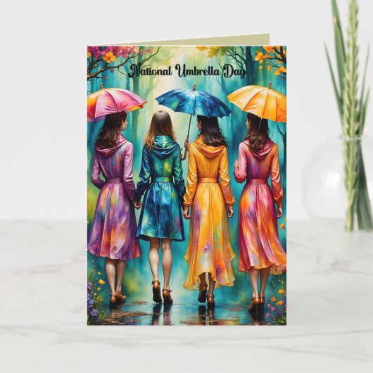 Vierter Nationaler Umbretttag - Frauen Karte (Vorderseite)