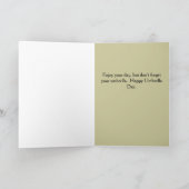 Vierter Nationaler Umbretttag - Frauen Karte (Innenseite)