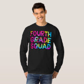 Vierter Platz-Gefärbte Krawatte T-Shirt (Vorne ganz)