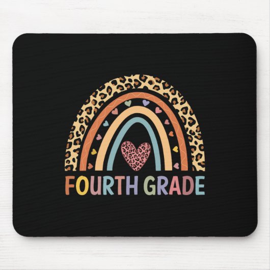Vierter Rainbow-Lehrer-Team Vierter Platz Mousepad (Vorne)