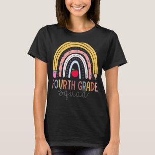 Vierter Schulleiter-Lehrer-Regenbogen T-Shirt