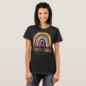 Vierter Schulleiter-Lehrer-Regenbogen T-Shirt (Vorne ganz)