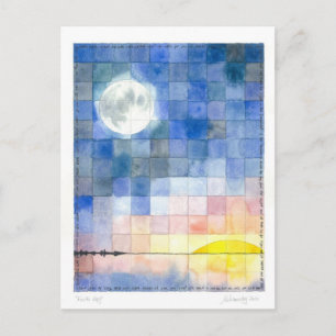 Vierter Tag (7 Tage Erstellung) Postkarte