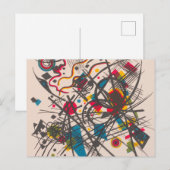 Viertes Bauhaus-Ballet, 1923 von Wassily Kandinsky Postkarte (Vorne/Hinten)