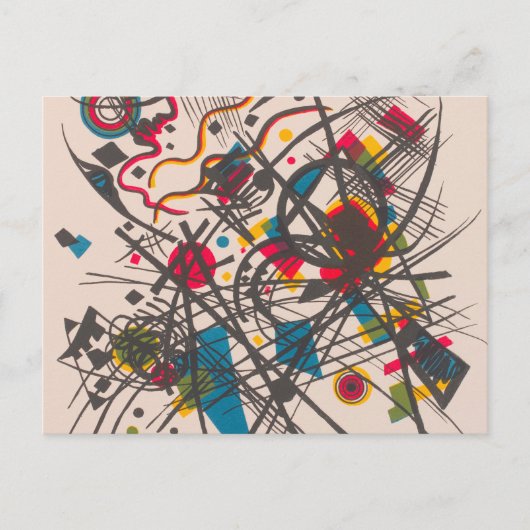 Viertes Bauhaus-Ballet, 1923 von Wassily Kandinsky Postkarte (Vorderseite)