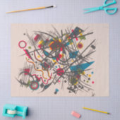 Viertes Bauhaus Wallet von Wassily Kandinsky Seidenpapier (Basteln)