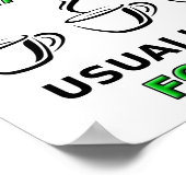 Viertes Pokerspiel Poster (Ecke)