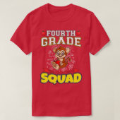 Viertklassige Squad Funny Elementary School T-Shirt (Design vorne)