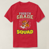 Viertklassige Squad Funny Elementary School T-Shirt (Design vorne)