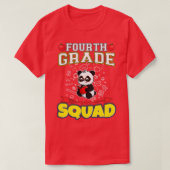Viertklassige Squad Funny Elementary School T-Shirt (Design vorne)