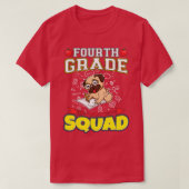 Viertklassige Squad Funny Elementary School T-Shirt (Design vorne)