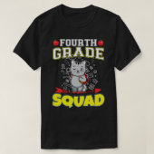 Viertklassige Squad Funny Elementary School T-Shirt (Design vorne)