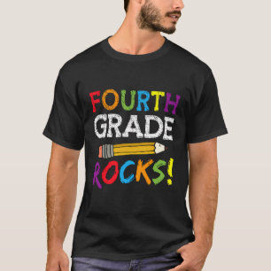 Viertklässler auf dem Rücken zur 4. Klasse T-Shirt