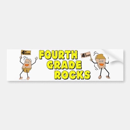 Viertklässler Autoaufkleber (Vorne)
