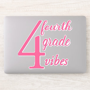 Viertklässler Vibes Aufkleber