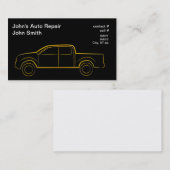 Viertüriger Lieferwagen der GoldKontur Visitenkarte (Vorne/Hinten)