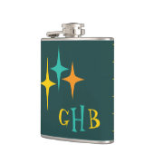 Vierundfünfzig - angesagter Dreifach-Sternexplosio Flachmann (Links)