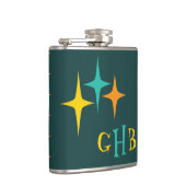 Vierundfünfzig - angesagter Dreifach-Sternexplosio Flachmann (Rechts)