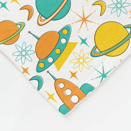 Vierundfünfzig Jahre Vliesdecke Fleecedecke (Ecke)