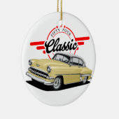 Vierundfünfzig klassische Autos Keramik Ornament (Rechts)