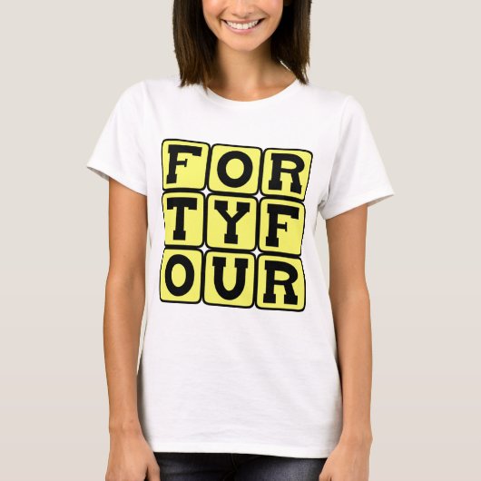Vierundvierzig, Nummer 44 T-Shirt (Vorderseite)