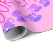 Vierundvierziges 40. Geburtstagspapier Geschenkpapier (Rolleneckpunkt)