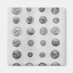 Vierundzwanzig Münzen Magnet
