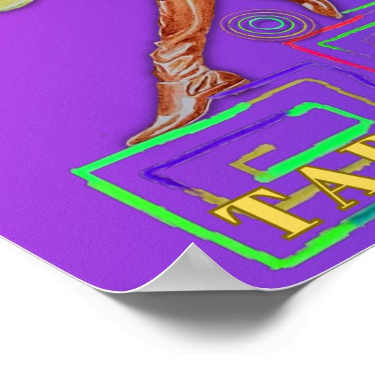 Vierundzwanzig-Sieben-Modeposter für Frauen Poster (Ecke)