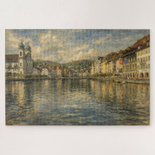 Vierwaldstättersee Schweiz Jesuitenkirche Kunst Pu Puzzle