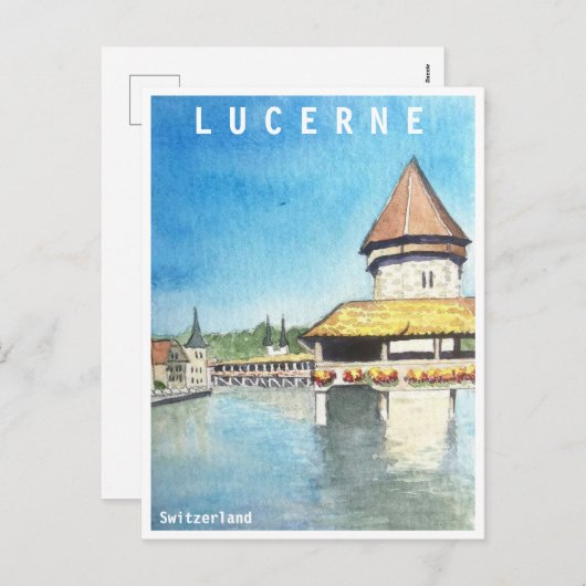 Vierwaldstättersee - Schweiz - Postkarte (Vorne/Hinten)