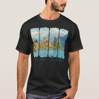 Vierwaldstättersee Schweiz Reisender Naturliebhabe T-Shirt