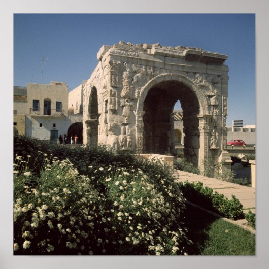 Vierwegbogen von Marcus Aurelius und Lucius Poster (Vorne)