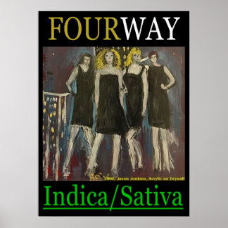 VIERWEGE INDICA SATIVA POSTER