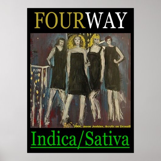 VIERWEGE INDICA SATIVA POSTER (Vorne)