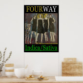 VIERWEGE INDICA SATIVA POSTER (Küche)