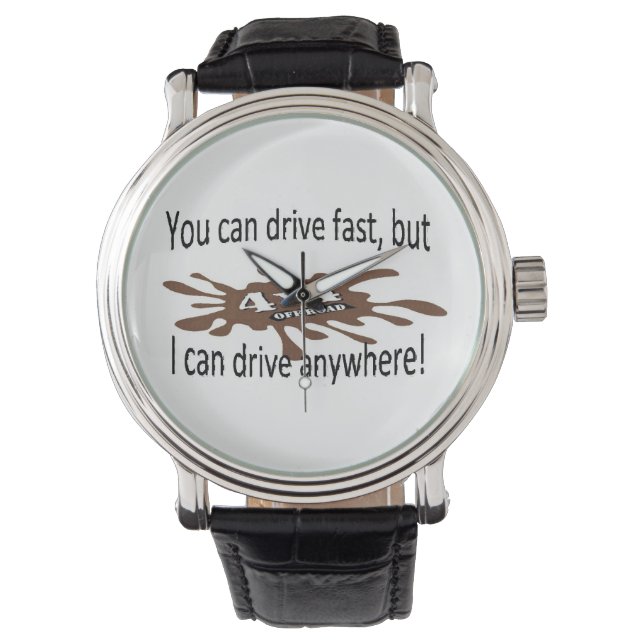 Vierx4-Off-Road-Fahrt Armbanduhr (Vorderseite)