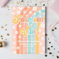 Vierzehn ist eine Vibe Daisy 14. Geburtstagsparty