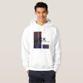 Vierzehn Kaleidoskop Art Hoodie (Vorne ganz)