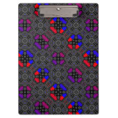 Vierzehn Kaleidoskop Art Klemmbrett (Vorderseite)