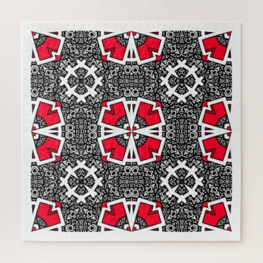 Vierzehn Kaleidoskop Art Puzzle (Vertikal)