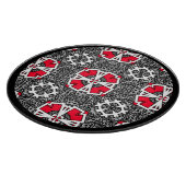 Vierzehn Kaleidoskop Art Schneidebrett (Ecke)