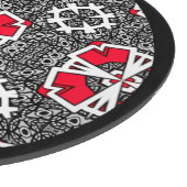 Vierzehn Kaleidoskop Art Schneidebrett (Ecke)