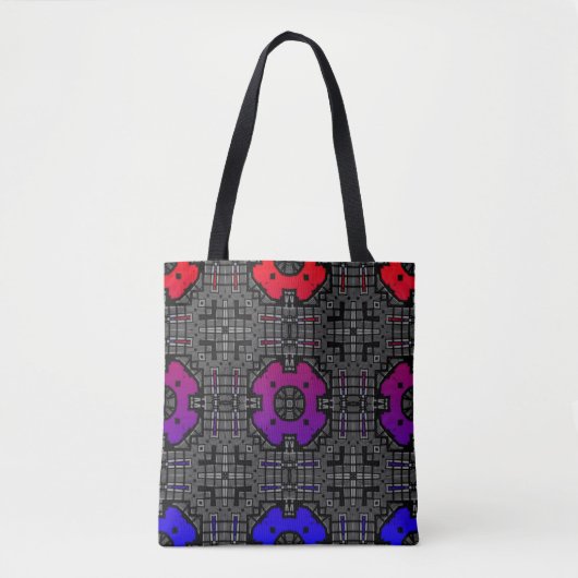 Vierzehn Kaleidoskop Art Tasche (Vorderseite)