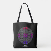 Vierzehn Kaleidoskop Art Tasche (Rückseite)