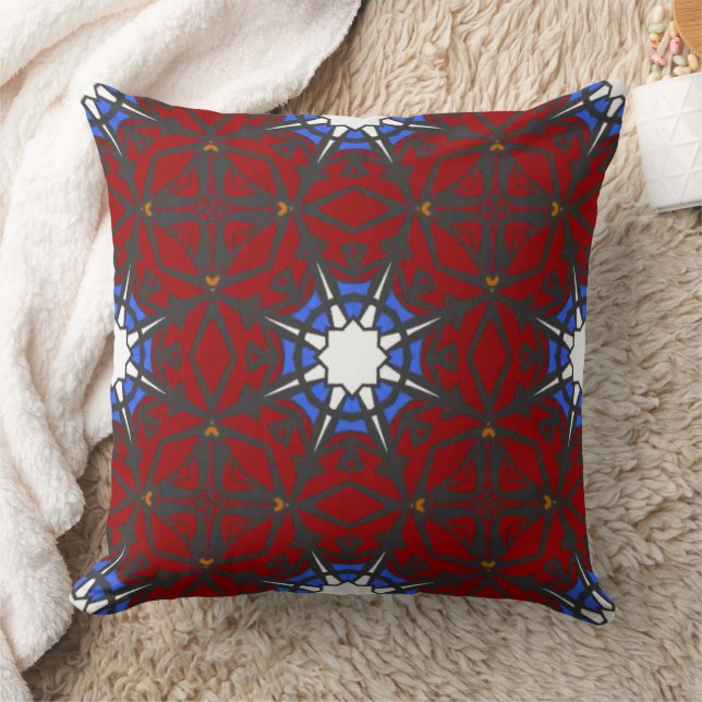 Vierzehn Kaleidoskop-Kunst Kissen (Decke)