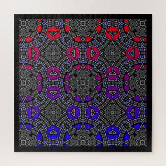 Vierzehn Kaleidoskop-Kunst Puzzle (Vertikal)