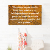 Vierzehnter Änderungsantrag Öffentliche Schulden Banner (Insitu)